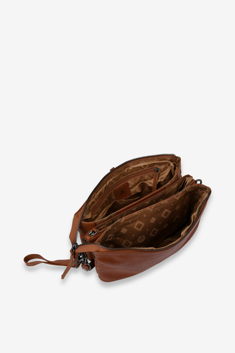 Pixie shoulder bag Lesia Cognac