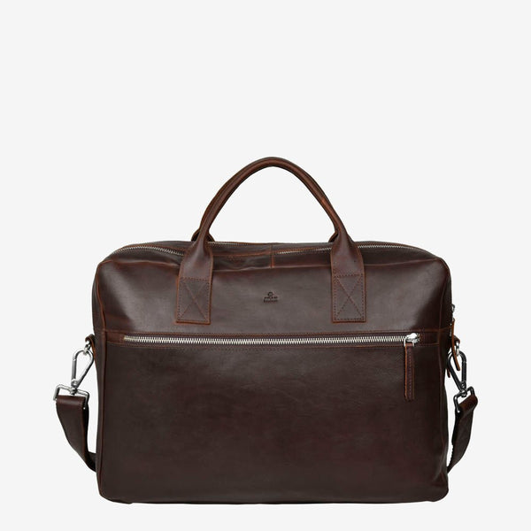 Catania briefcase Axel 15,6' Dark brown – Adax Shop