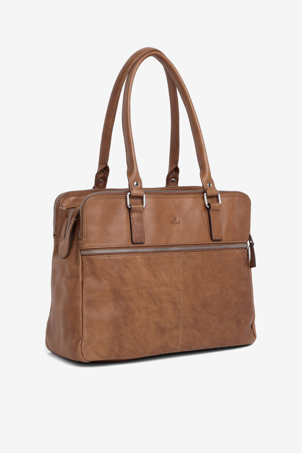 Napoli handbag Gerda 14¨ Cognac