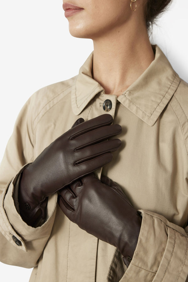 Adax glove Simonia Dark brown